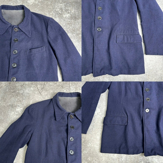 ITN 50s Vintage French Wool Work Jacket Size L
