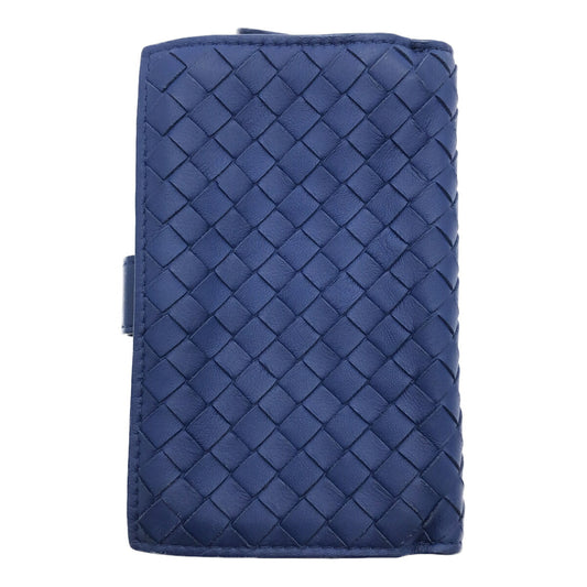 BOTTEGA VENETA Intrecciato Round Zip Wallet Size ONE SIZE