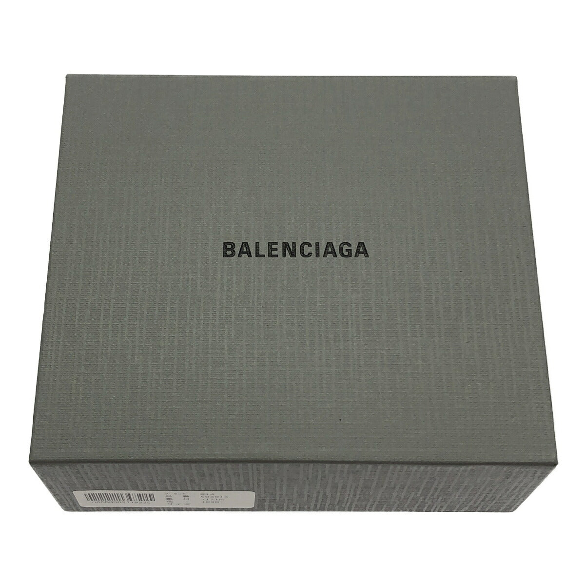 BALENCIAGA Classic Edge Compact Wallet Blue Size ONE SIZE