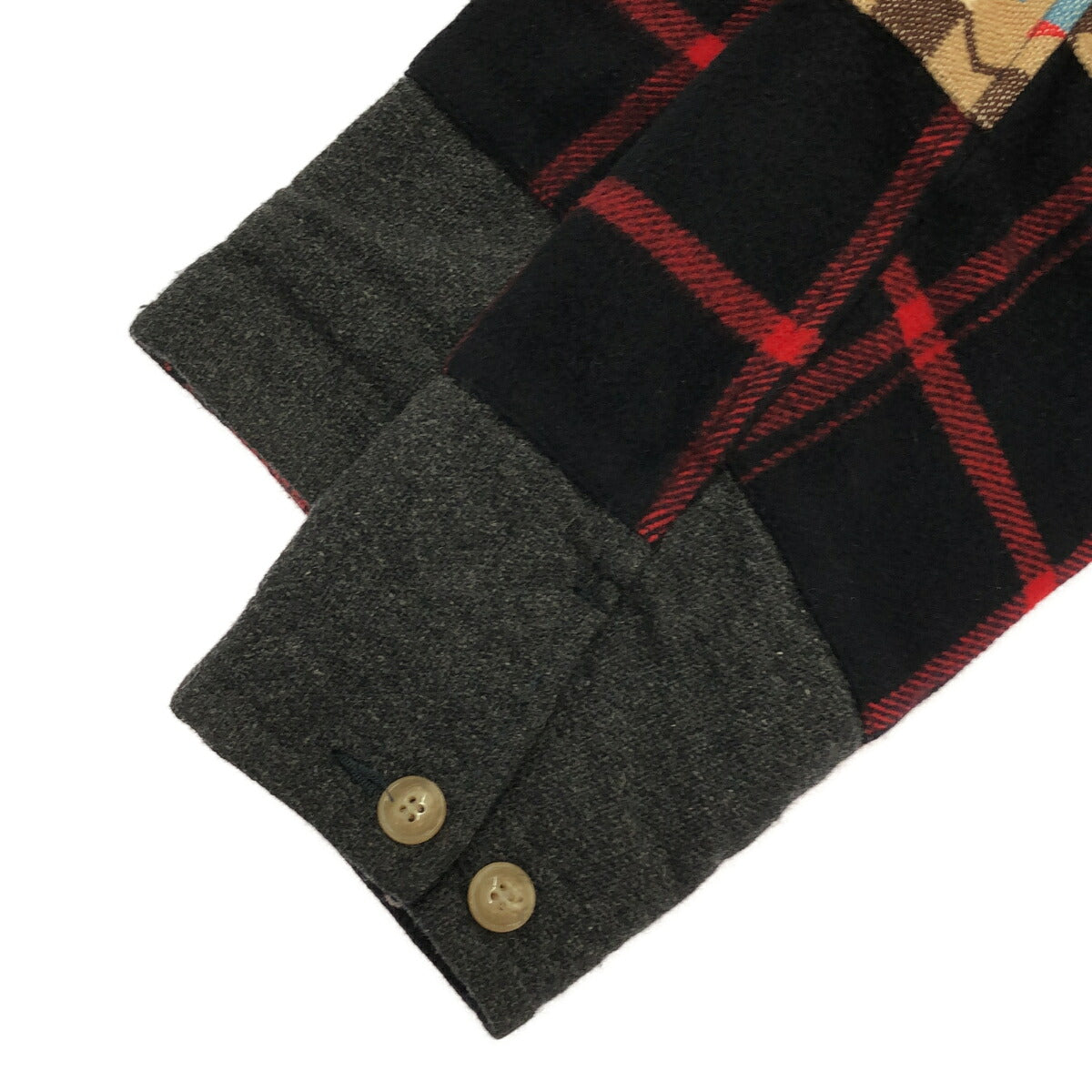 SOUTH2 WEST8 Native Wool Patchwork Jacket Size M