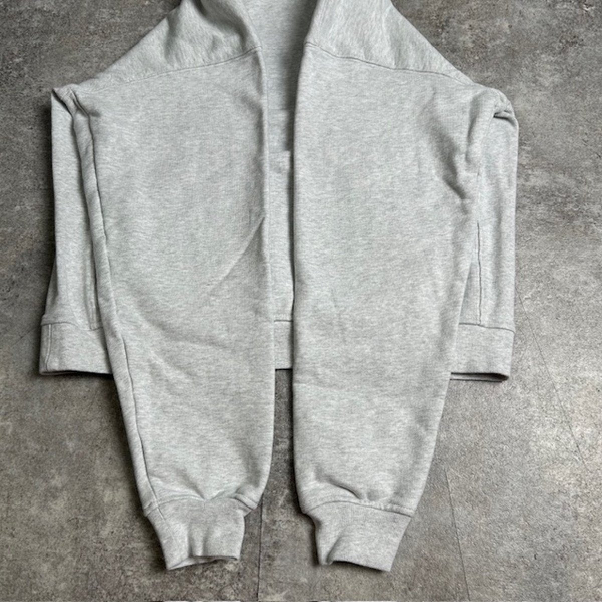 BMW Kith Embroidered Logo Hoodie White-Grey Size S