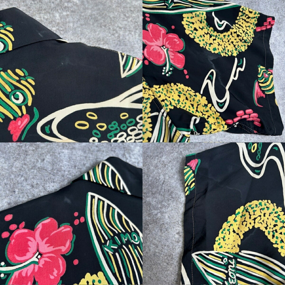 Vintage SUNSURF KEONI OF HAWAII Hawaiian Rayon Shirt Size L