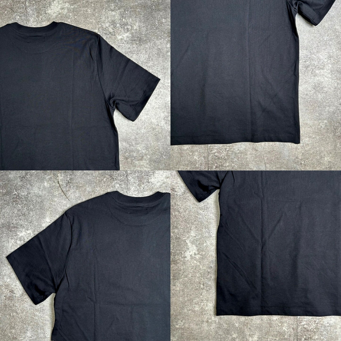 Amiri Wave Logo Cotton T-Shirt Black Made in Italy Size L