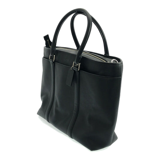 Coach Black Leather 2WAY Tote Shoulder Bag