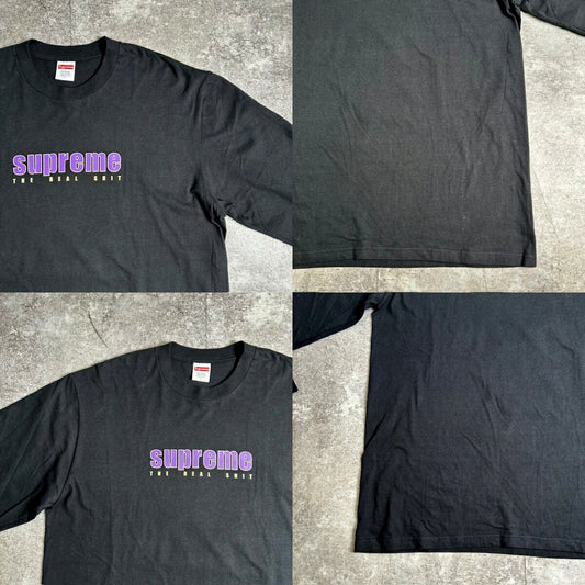 Supreme 19SS "The Real Shit" Logo Long Sleeve T-Shirt Size L
