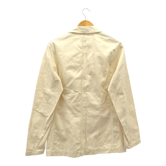 ARPENTEUR French Work Jacket Ivory Cotton Size 48
