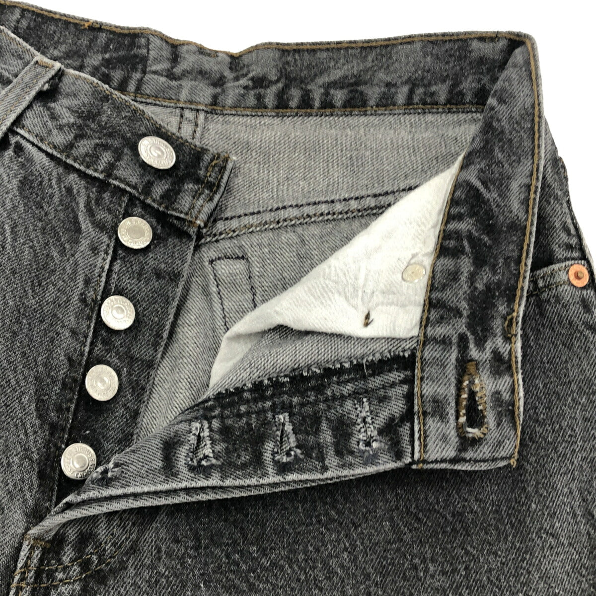 Levi's 90s Vintage 18501 Black Denim Jeans USA Made Size W24