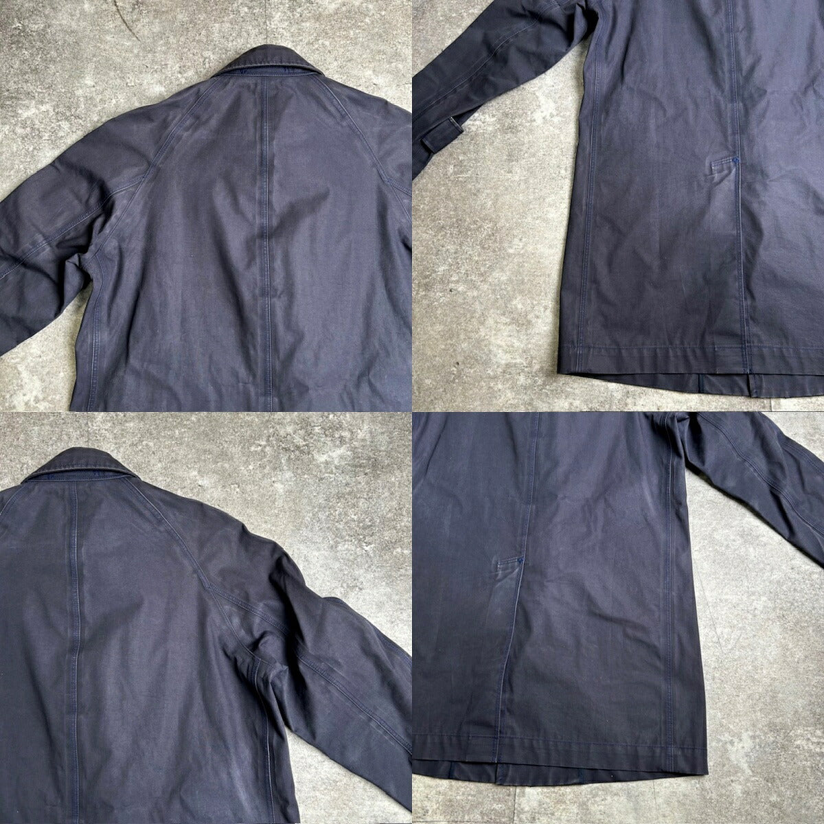 nanamica Navy GORE-TEX Balmacan Coat Made in Japan Size S
