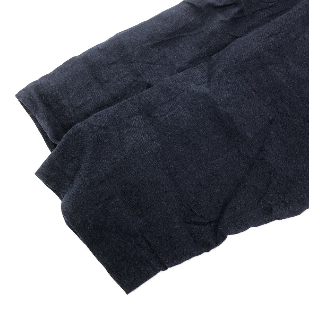 DOU BOCHI Eric Bergere Corded Linen Shirt Navy Size L