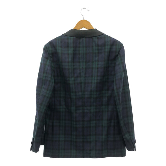Vintage 18AW Blackwatch Wool Cupro Dinner Jacket Size 50