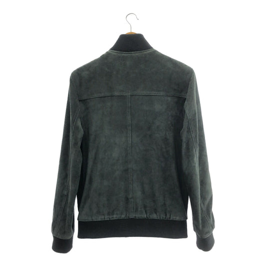 VALSTARINO Valstar Goat Suede Blouson Blue Italian Size 48