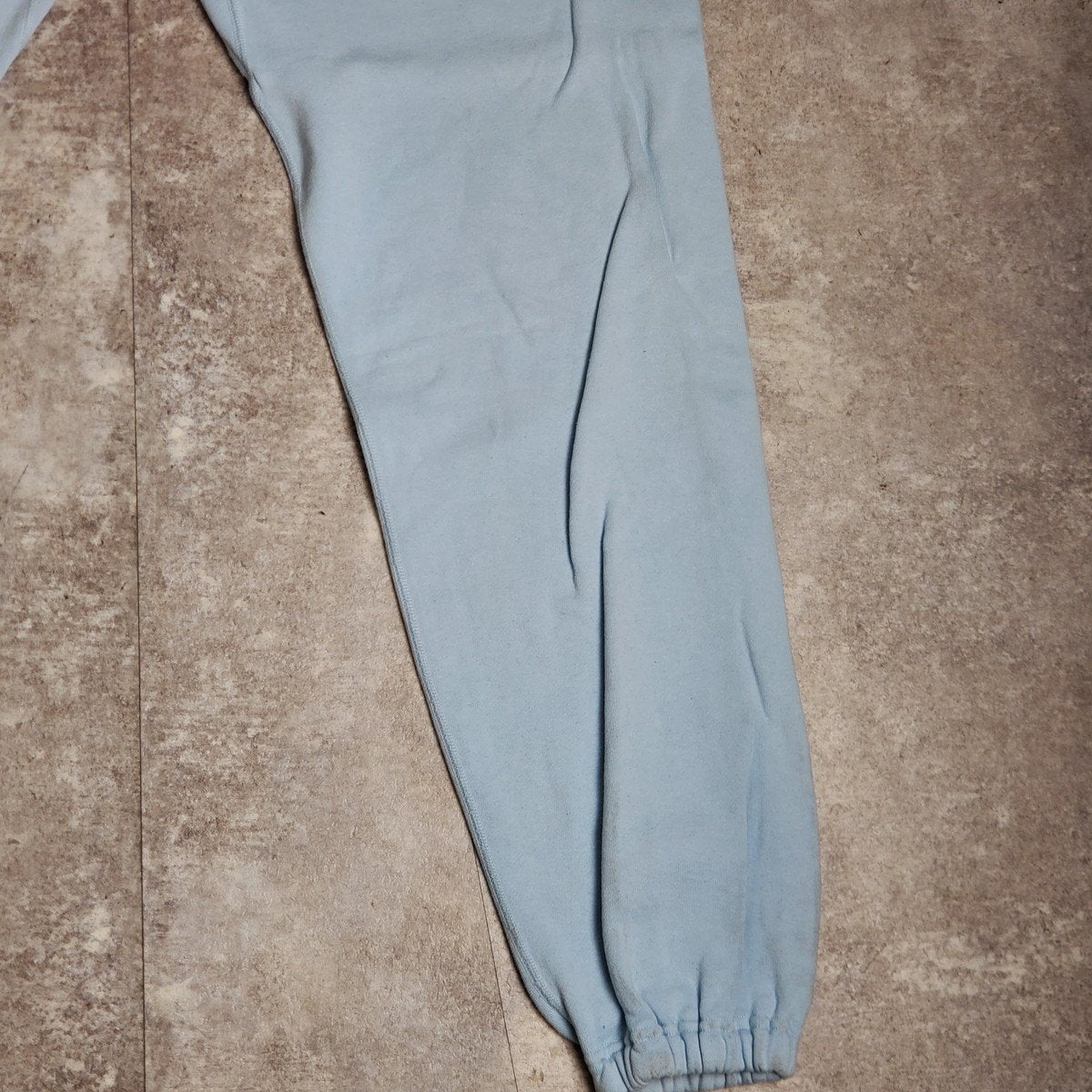 Saint Michael 22SS Logo Cotton Sweat Pants Light Blue Size L