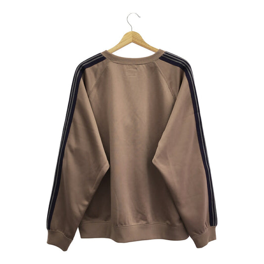 Needles 22AW Poly Smooth Track Crew Neck Shirt Taupe Size L