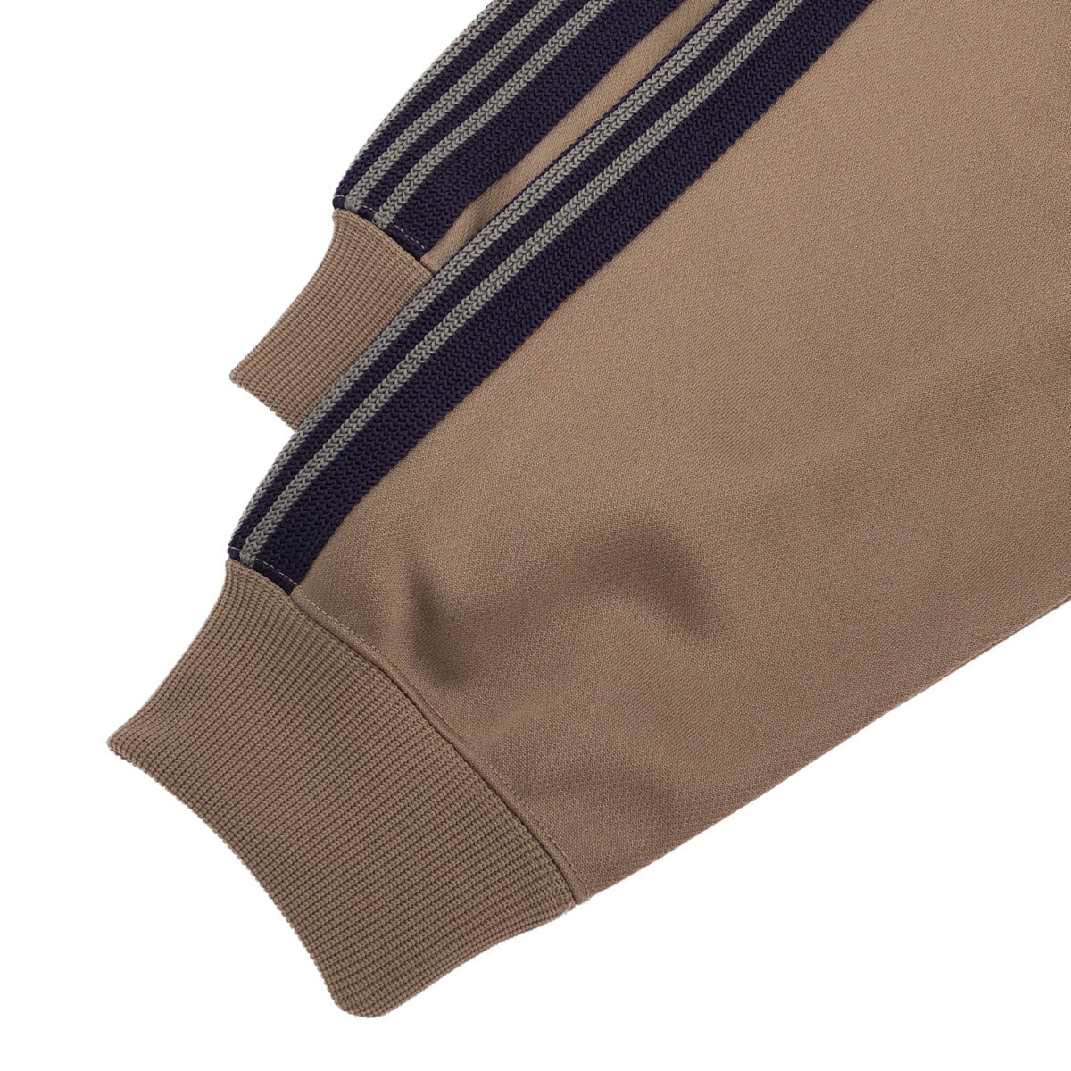 Needles 22AW Poly Smooth Track Crew Neck Shirt Taupe Size L