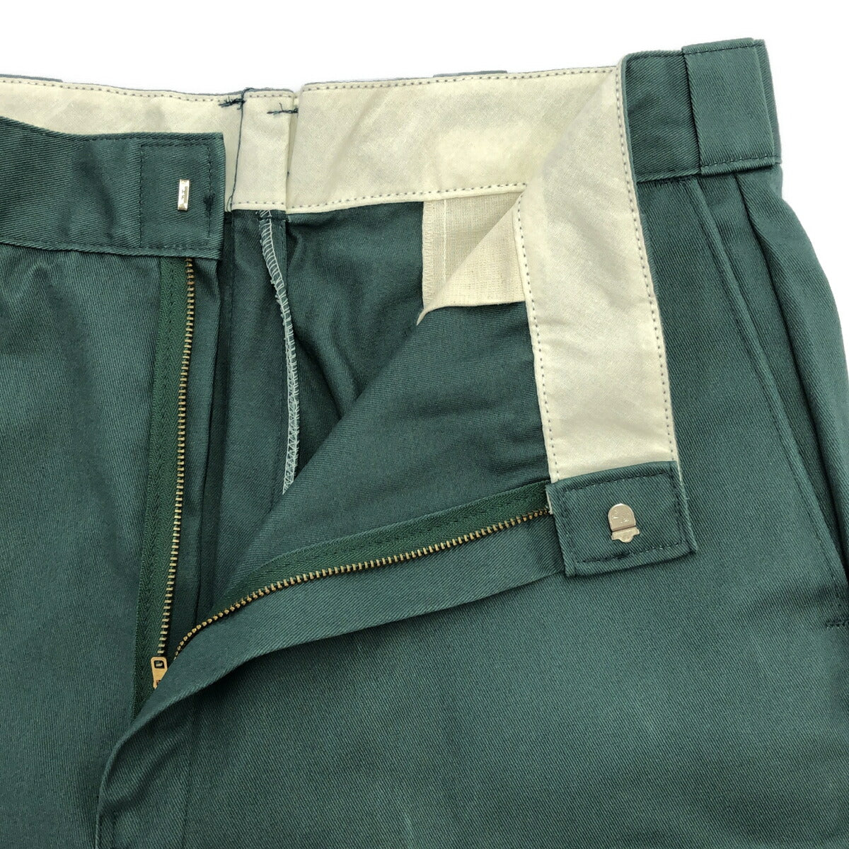 DICKIES 90s Deadstock Dark Green Work Pants Size W38