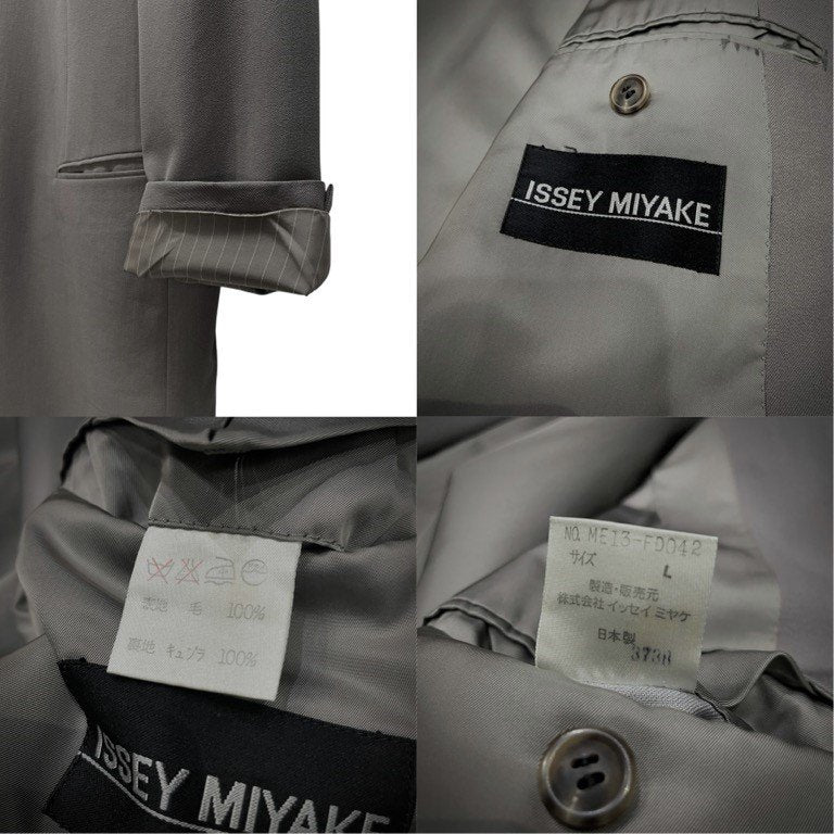 ISSEY MIYAKE MEN 91AW Wool Gabardine Blazer Size L
