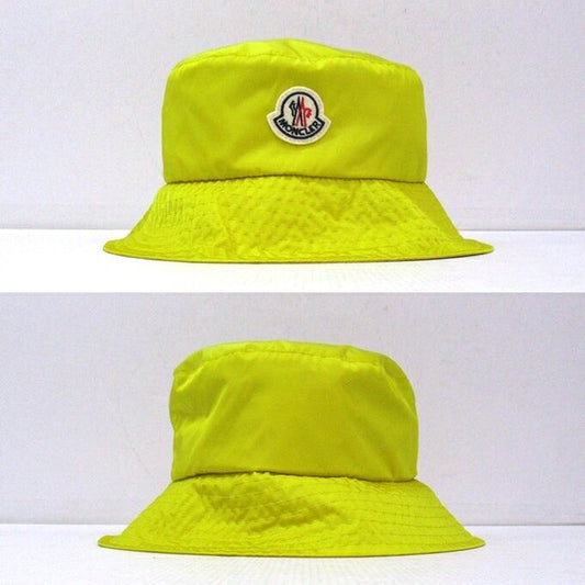 MONCLER Nylon Bucket Hat Yellow Size S