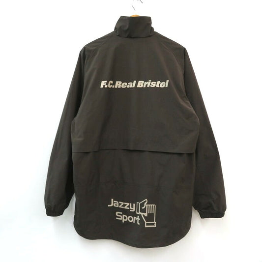 F.C.R.B Jazzy Sport Long Tail Warm Up Jacket Brown Size L