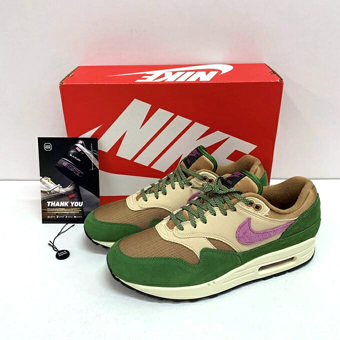 NH Nike Air Max 1 Treeline Bordeaux Sneakers Size 28.5cm