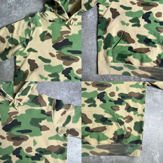 Supreme 20SS Overdyed Camouflage Pullover Hoodie Size M