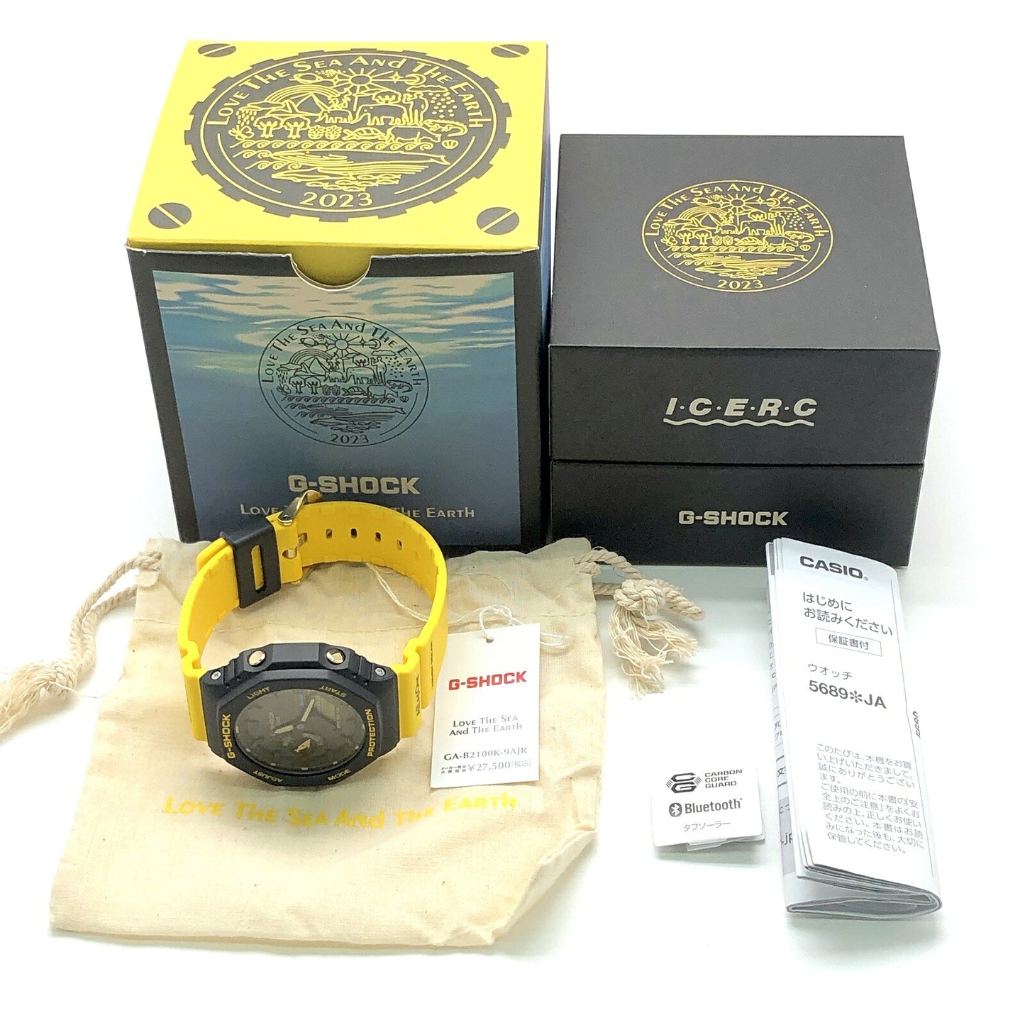G-SHOCK CASIO GA-B2100K-9A Watch Black/Yellow Size ONE SIZE