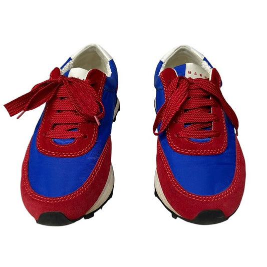 MARNI Nylon Suede Chunky Sole Low Sneakers Multi Size EU 41