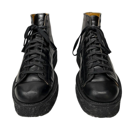 REGULATION Yohji Yamamoto MEN Leather Boots Black Size 2