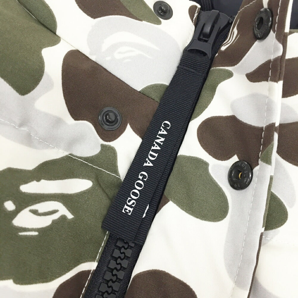 A BATHING APE x CANADA GOOSE ABC Camo Vest Size XL