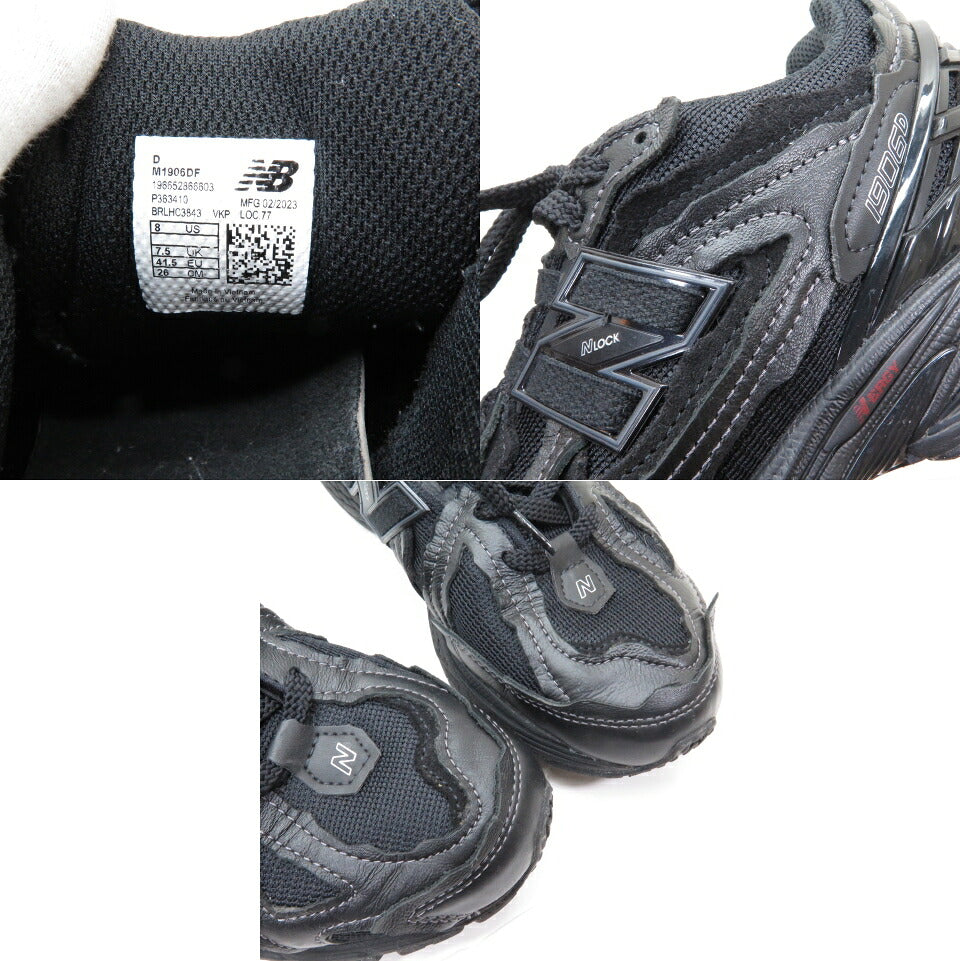 New Balance 1906D Protection Pack Black Sneakers