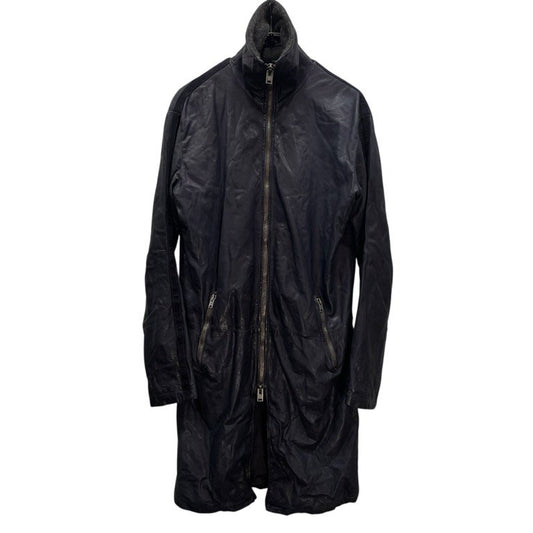 GIORGIO BRATO Limited Baby Lamb Leather Zip Coat Size 44