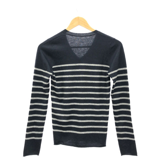 lucien pellat-finet Skull Cashmere V-Neck Sweater Size XS