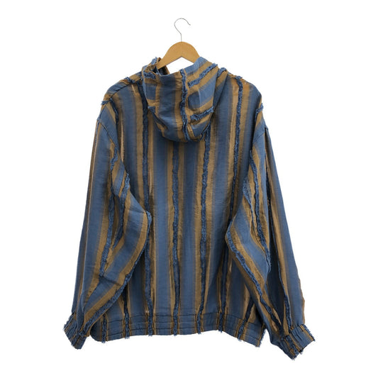 Needles 25SS Zipped Work Hoody Stripe Jacquard Size M