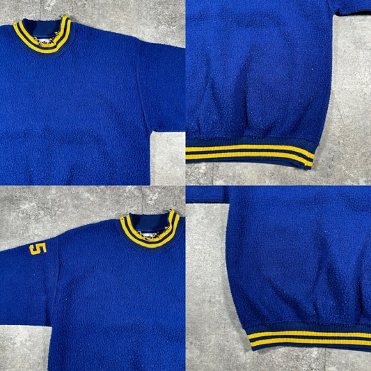 Champion 60s Vintage "CARL SANDBURG" Sweatshirt Blue Size L