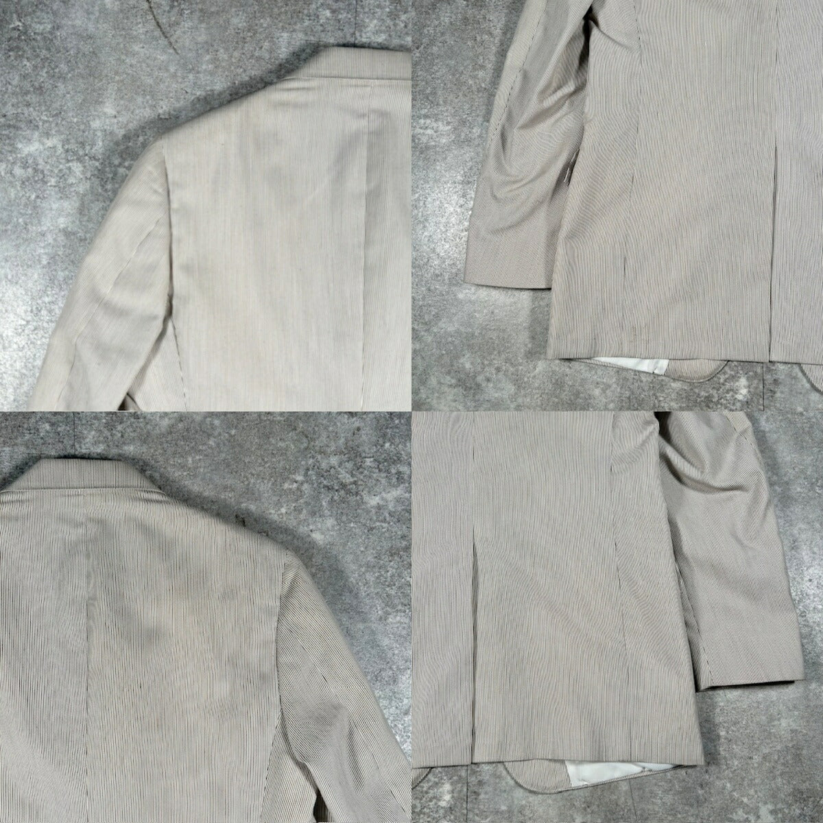 BROOKS BROTHERS 70s Pinstripe Blazer USA Made White Size 40R