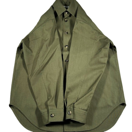 Vintage 22SS Olive Melange Wool Coach Jacket Size 3