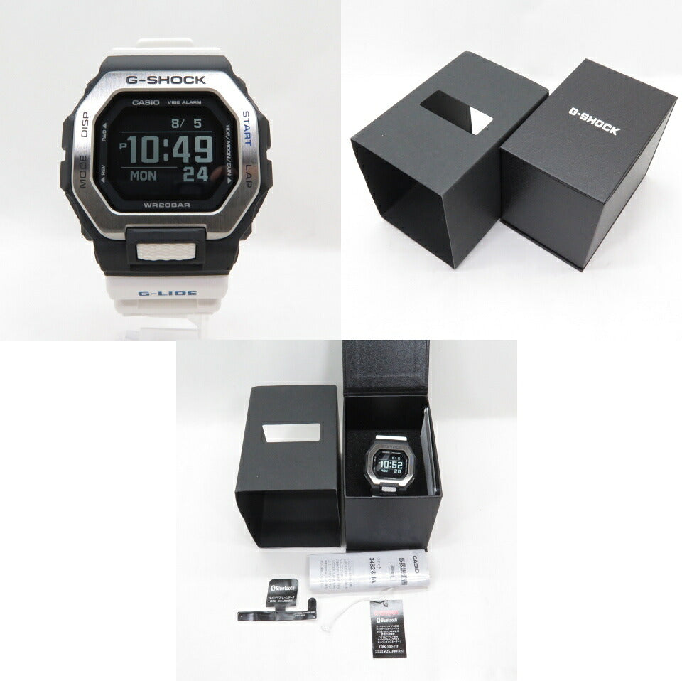 CASIO G-SHOCK G-LIDE Tide Graph Black White Watch Size ONE SIZE