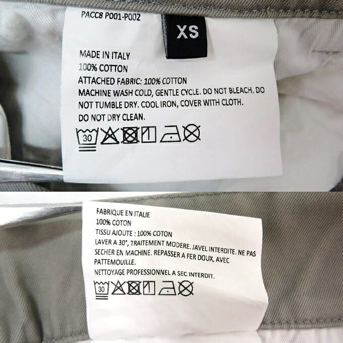 PACCBET Patchwork Pants Gray Size XS