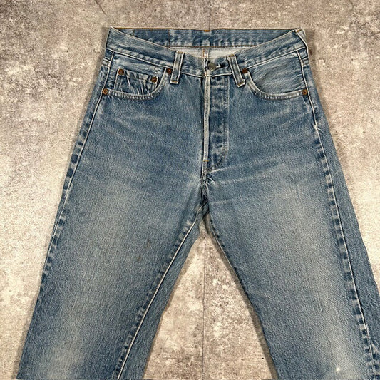 LEVI'S 80s 501 Redline Selvedge Cut-Off Jeans Size W29