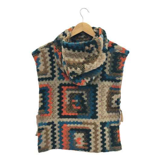 Engineered Garments Hooded Interliner Crochet Vest Size F