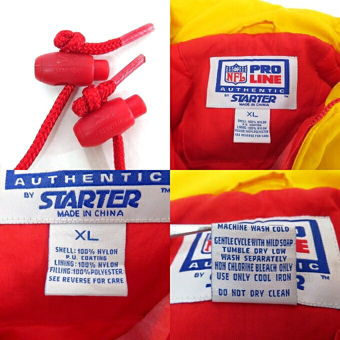 PRO LINE by STARTER 90s NFL Chiefs Jacket Multi Size XL