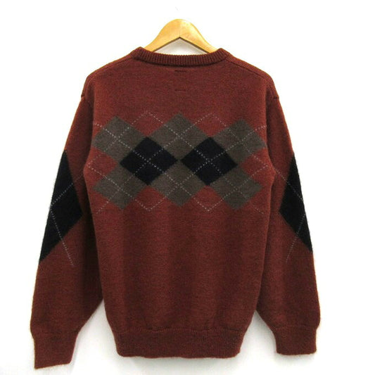 BATONER x United Arrows Mohair Argyle Sweater Brown Size 1