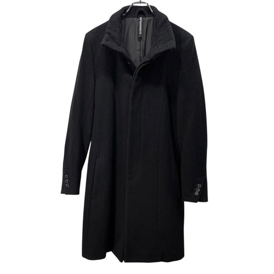 RIP VAN WINKLE 19AW Black Wool Mossa Chester Coat Size 3