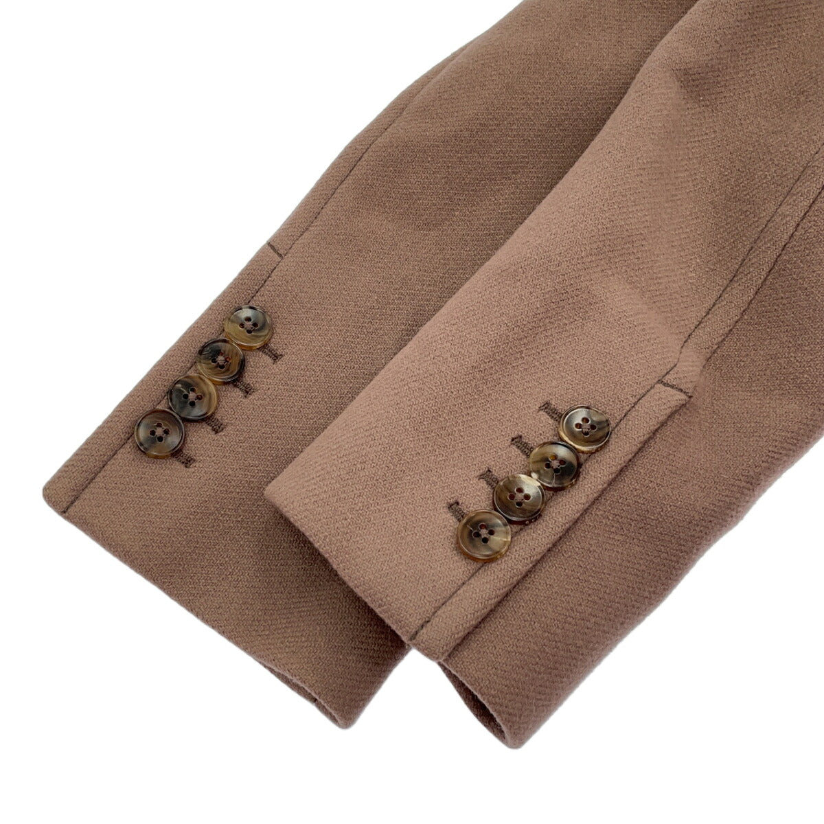 GUCCI Wool Overcoat Smoky Pink 3-Button Coat Size 46R