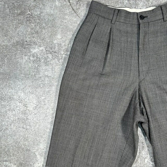 DURBAN x Yohji Yamamoto Wool Slacks Gray Size W48