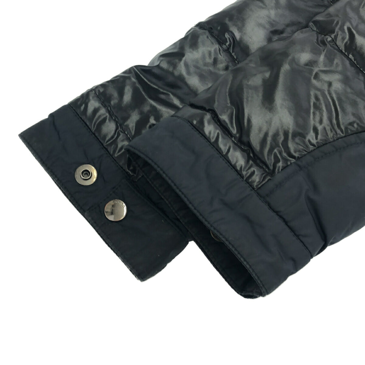 GUCCI Goose Down Jacket GG Lining Black Size 50