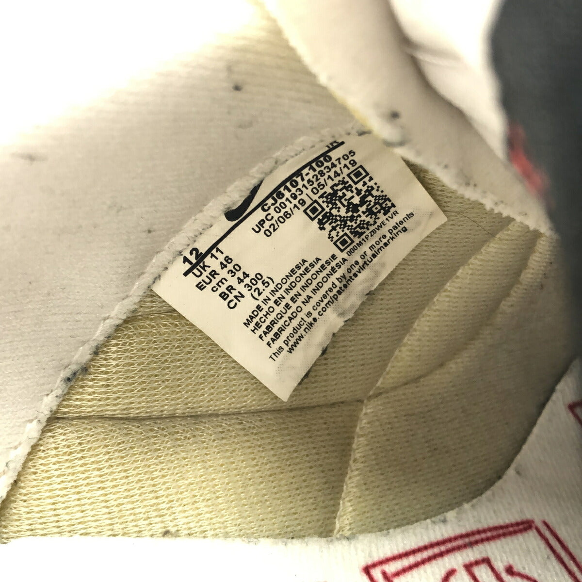 NIKE Classic Cortez Stranger Things Sneakers White Size 12