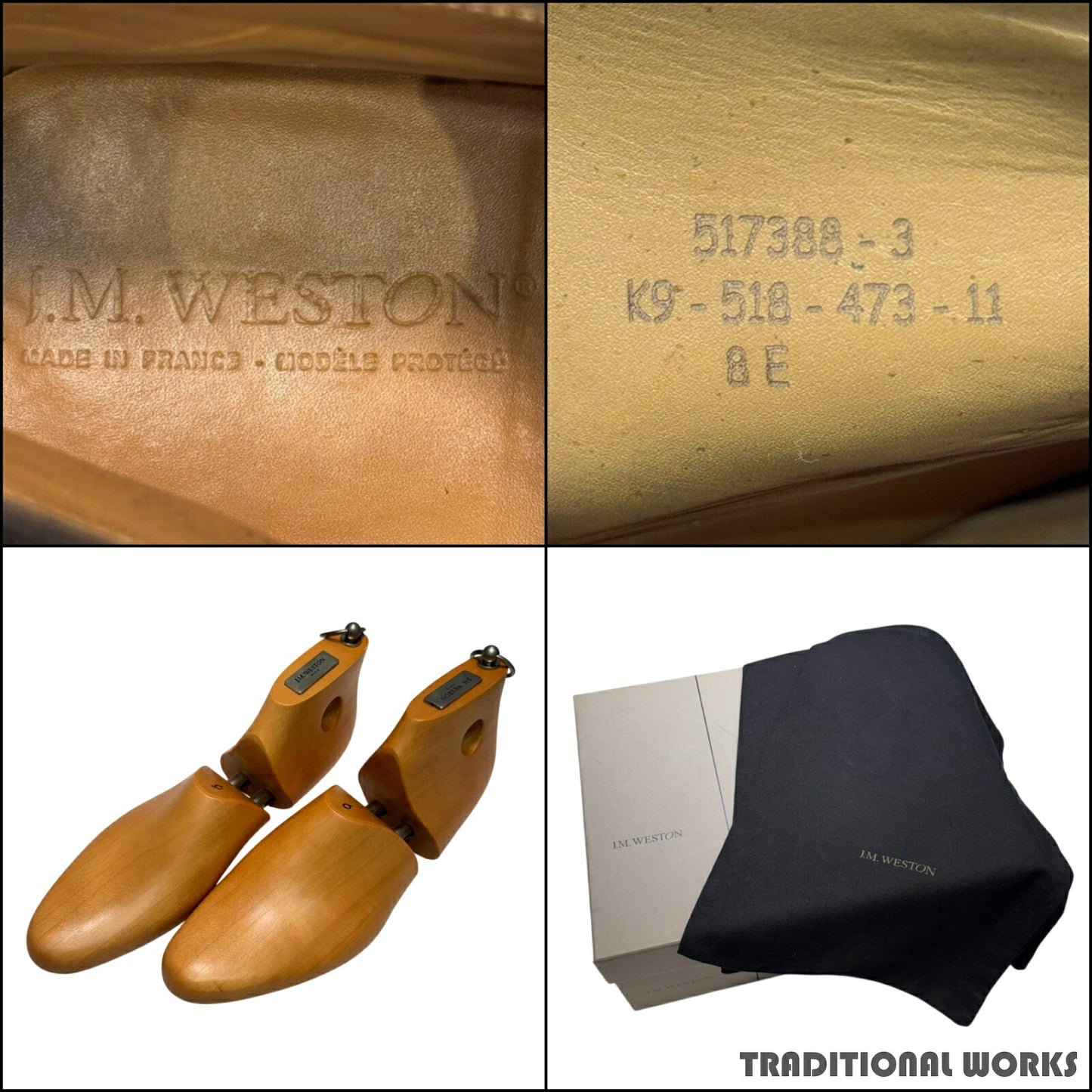 J.M.WESTON Suede Chukka Boots Brown Size UK8E