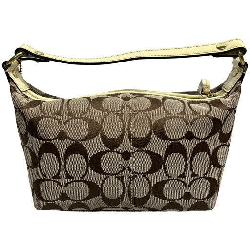 COACH Signature Canvas Enamel Flower Mini Bag Size ONE SIZE