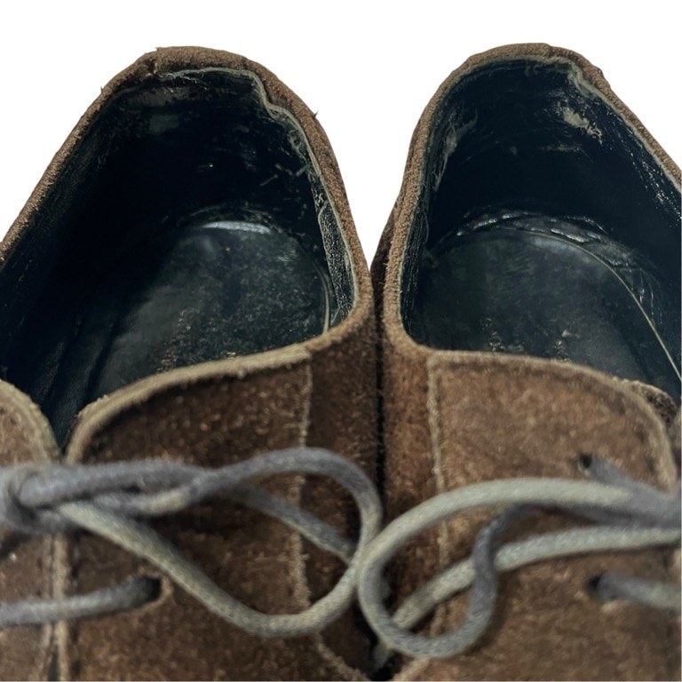 Comme des Garcons HOMME Brown Suede Lace-Up Boots 20SS