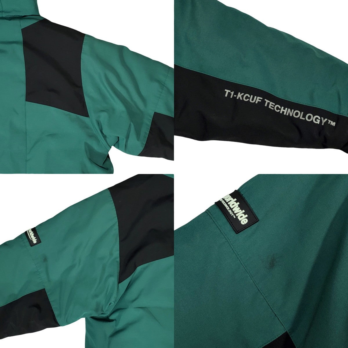 HUF Japan Exclusive Padded Nylon Puff Jacket Green Size M